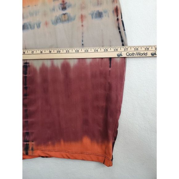 Heart & Hips Bodycon Tie Dye Curvy Sexy Midi Dress Women's Size Medium - Picture 6 of 11